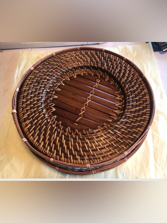 Other - Rattan 4 Chargers and Storage Basket